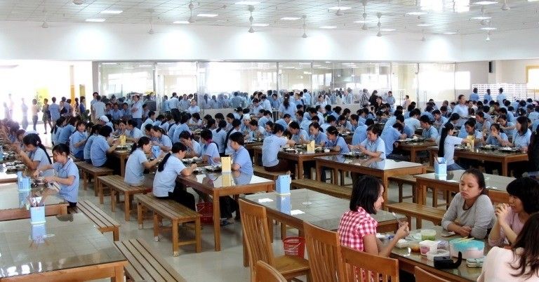 Cung cấp suất ăn cho công nhân