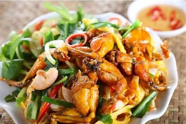 Ếch kho sả ớt