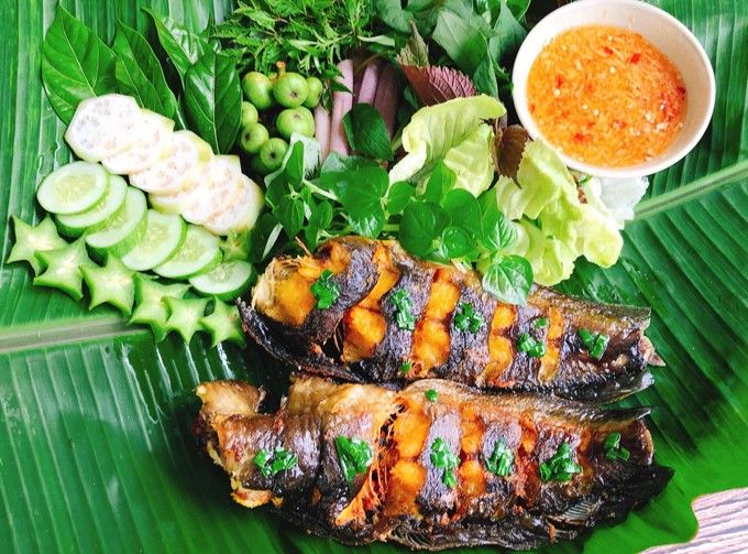 Cá trê chiên mắm gừng