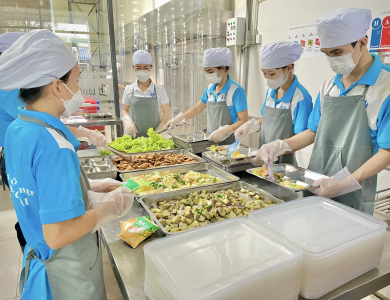 Cung cấp suất ăn cho nhà máy