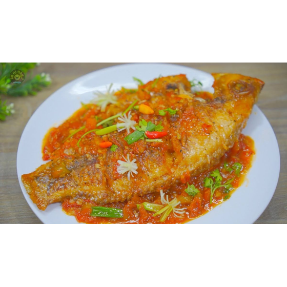 Cá diêu hồng sốt cà chua