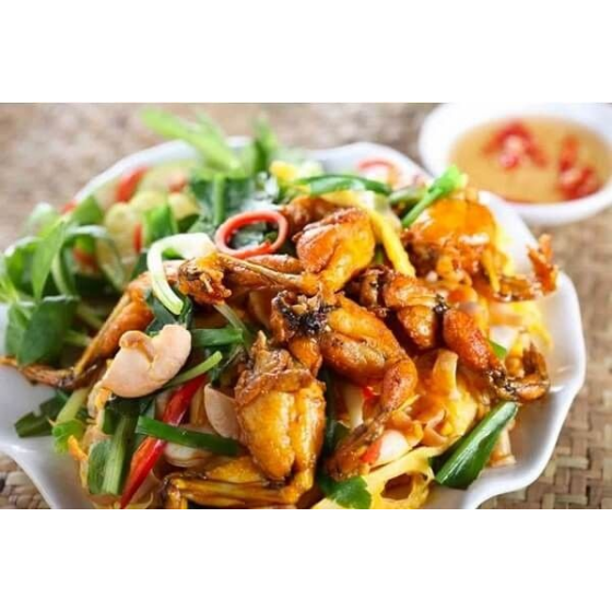 Ếch kho sả ớt