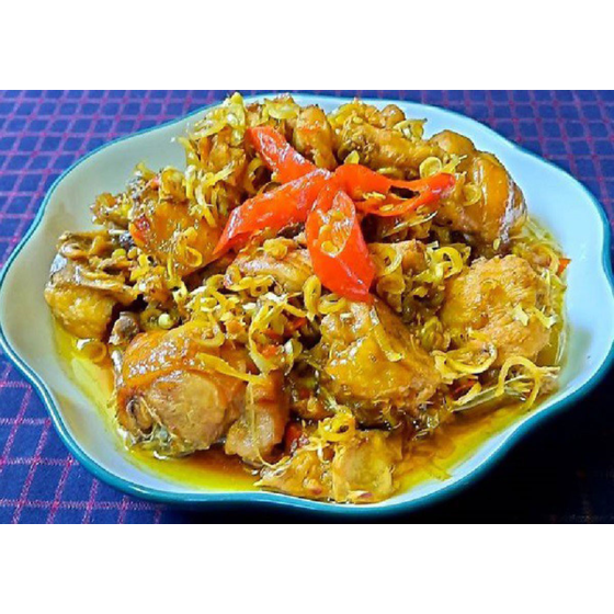 Gà kho sả ớt