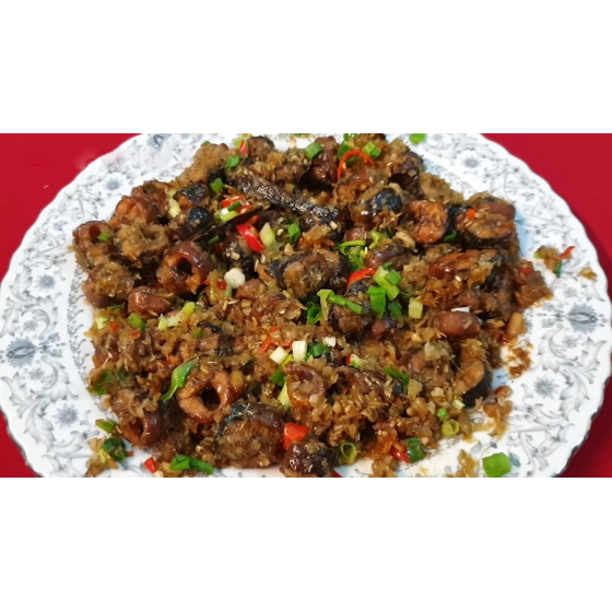 Lươn kho sả ớt