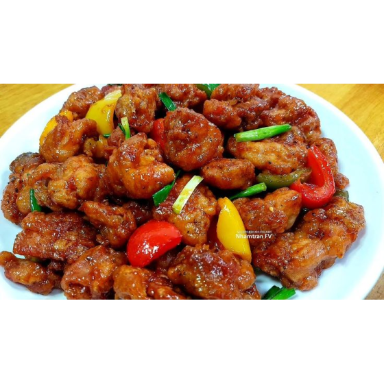 Mề gà xào chua ngọt