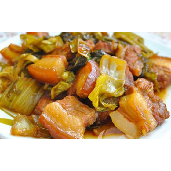 Thịt kho cải chua