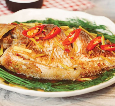 Cá diêu hồng chiên
