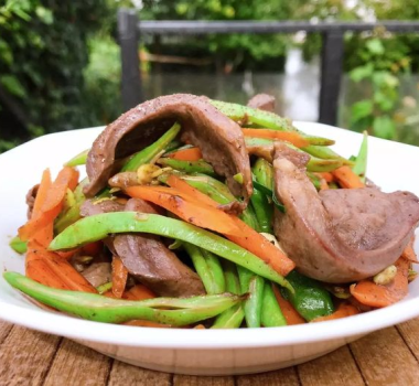 Đậu que xào tim