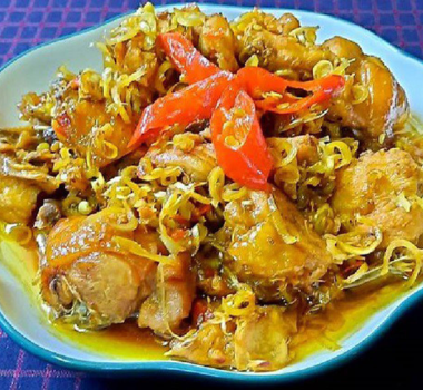 Gà kho sả ớt