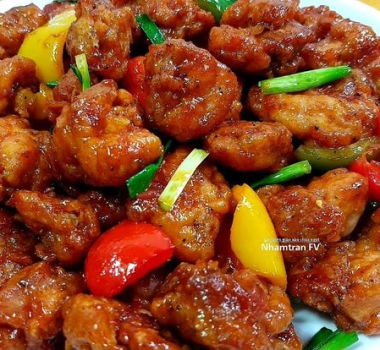 Mề gà xào chua ngọt